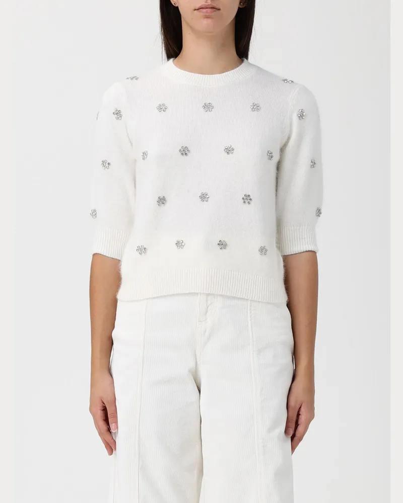 Twin-Set Pullover damen Weiß