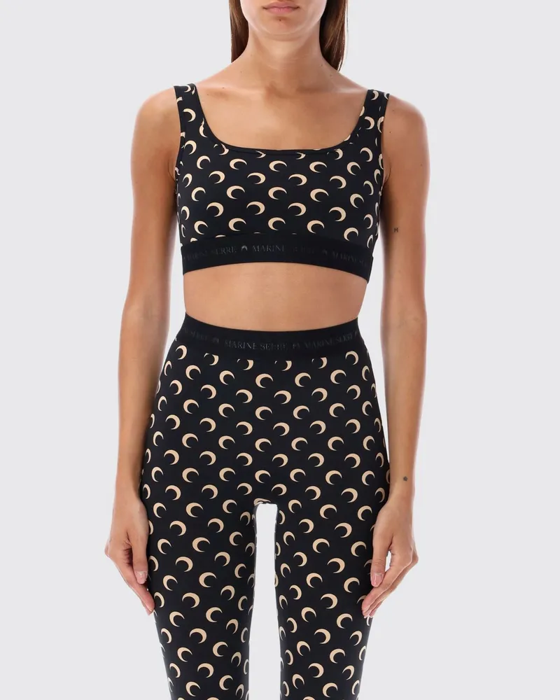 Marine Serre Top damen Schwarz