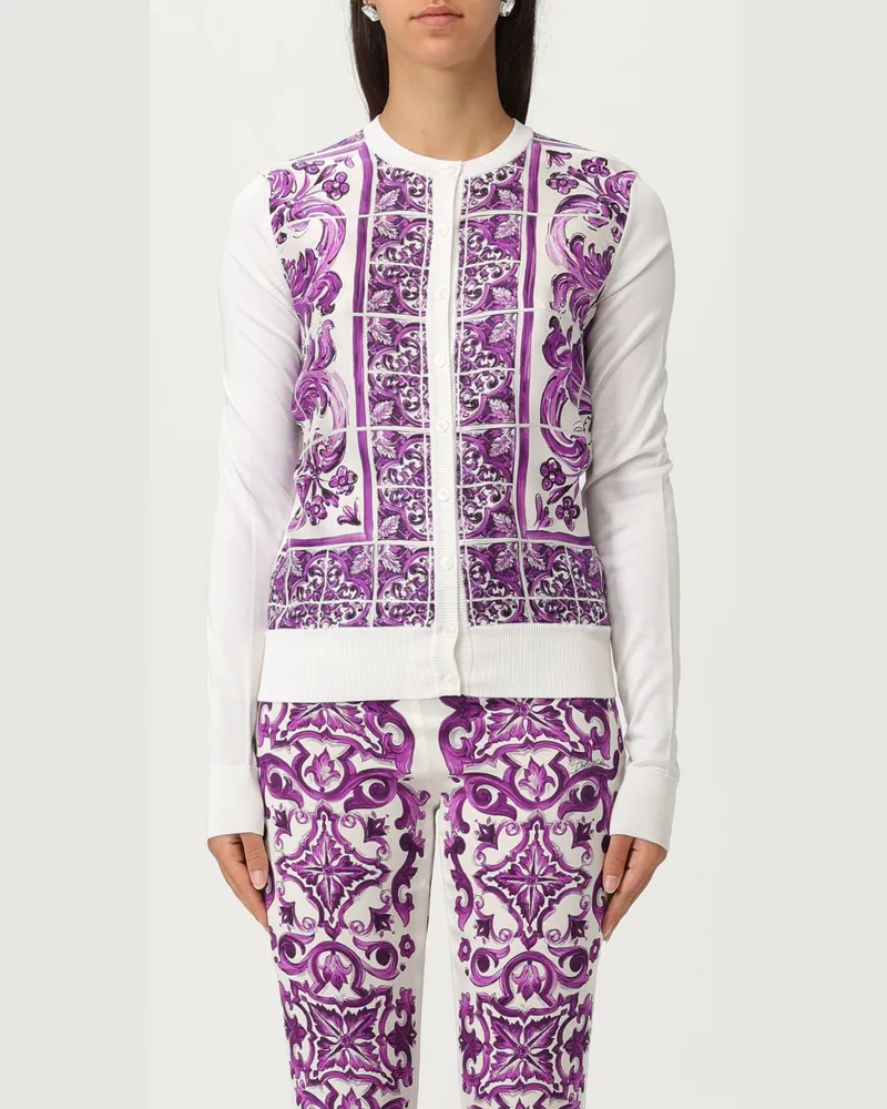 Dolce & Gabbana Strickjacke damen Dolce & Gabbana Violett