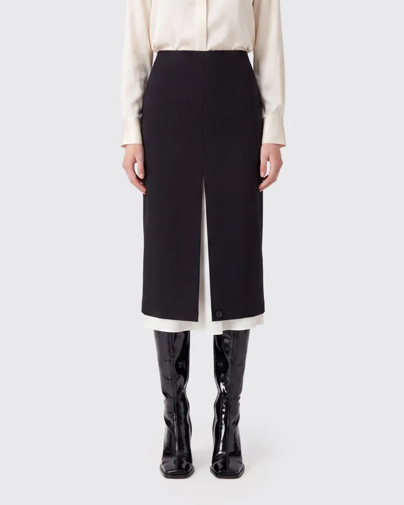 Semicouture Rock damen Schwarz