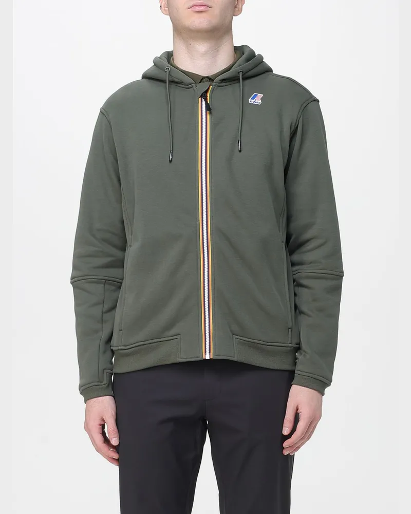 K-Way Sweatshirt herren Military