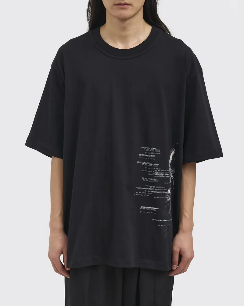 Isabel Benenato T-shirt herren Schwarz