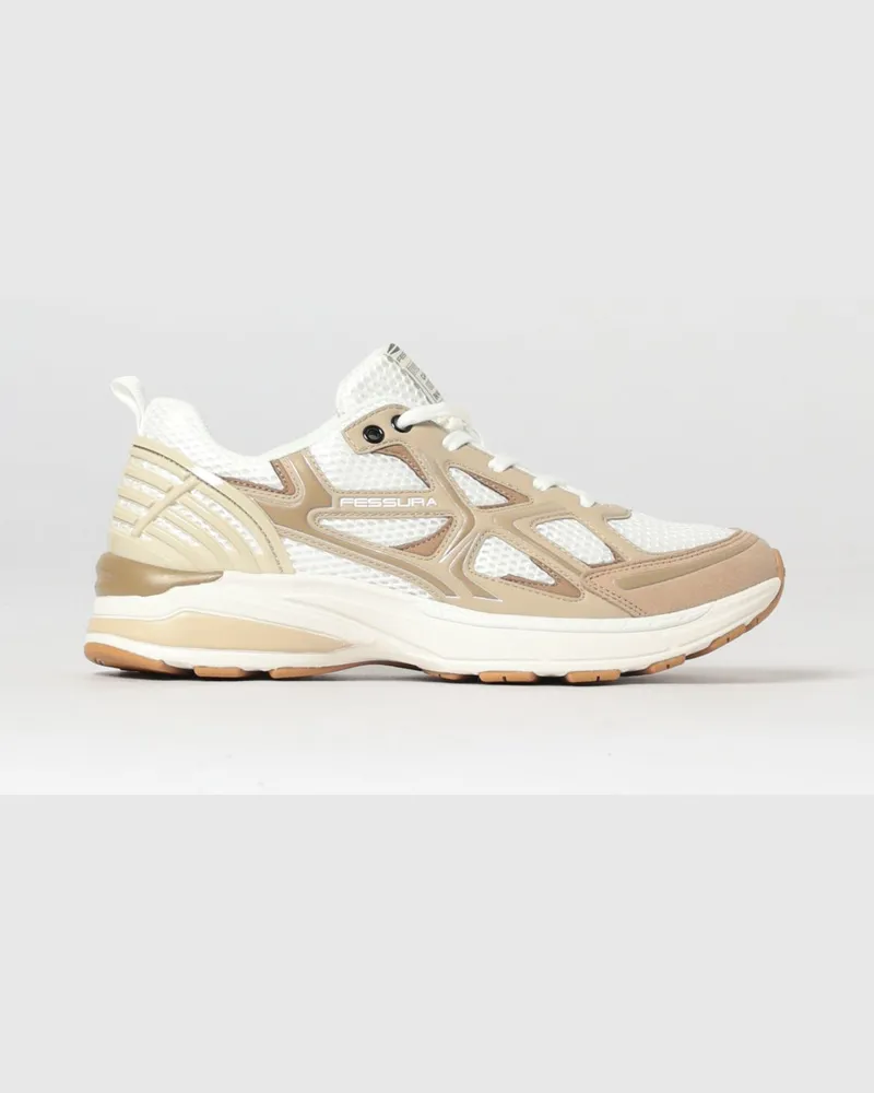 Fessura City 01 Mesh- und Gummi-Sneakers Sand