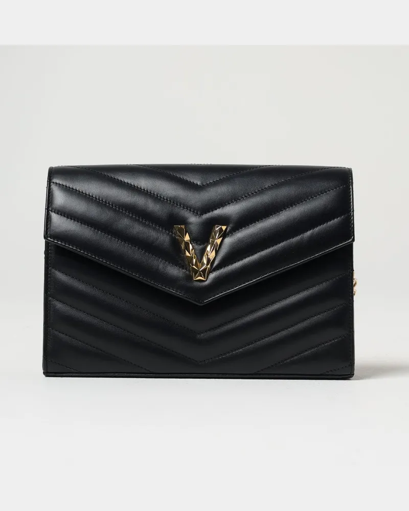 Via Roma 15 Handtasche damen Schwarz