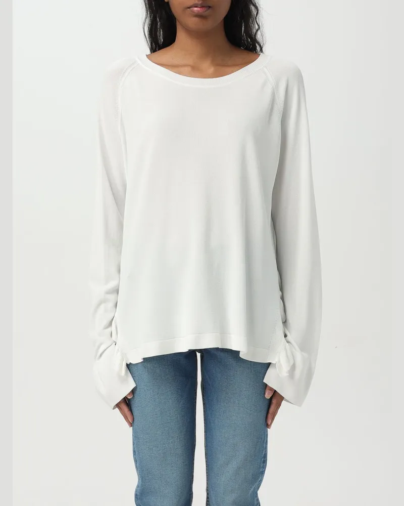 Kaos Pullover damen Weiß
