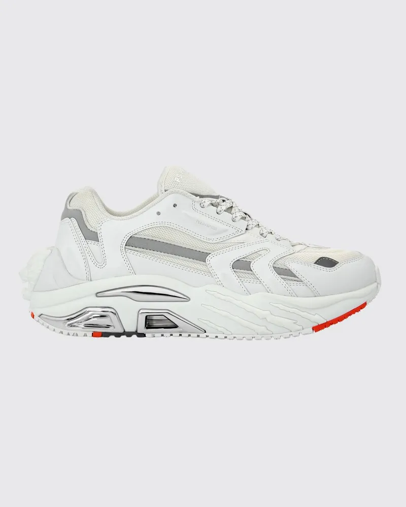 Philipp Plein PS.Project Gen.X-01 Sneakers aus Leder und Mesh in zweifarbigem Design Weiß