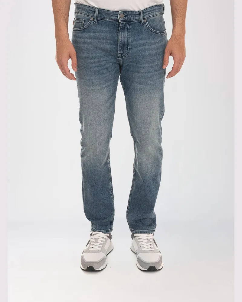 HUGO BOSS Slim Fit Skinny Jeans aus Baumwolldenim mit fünf Taschen und mittlerer Leibhöhe Denim