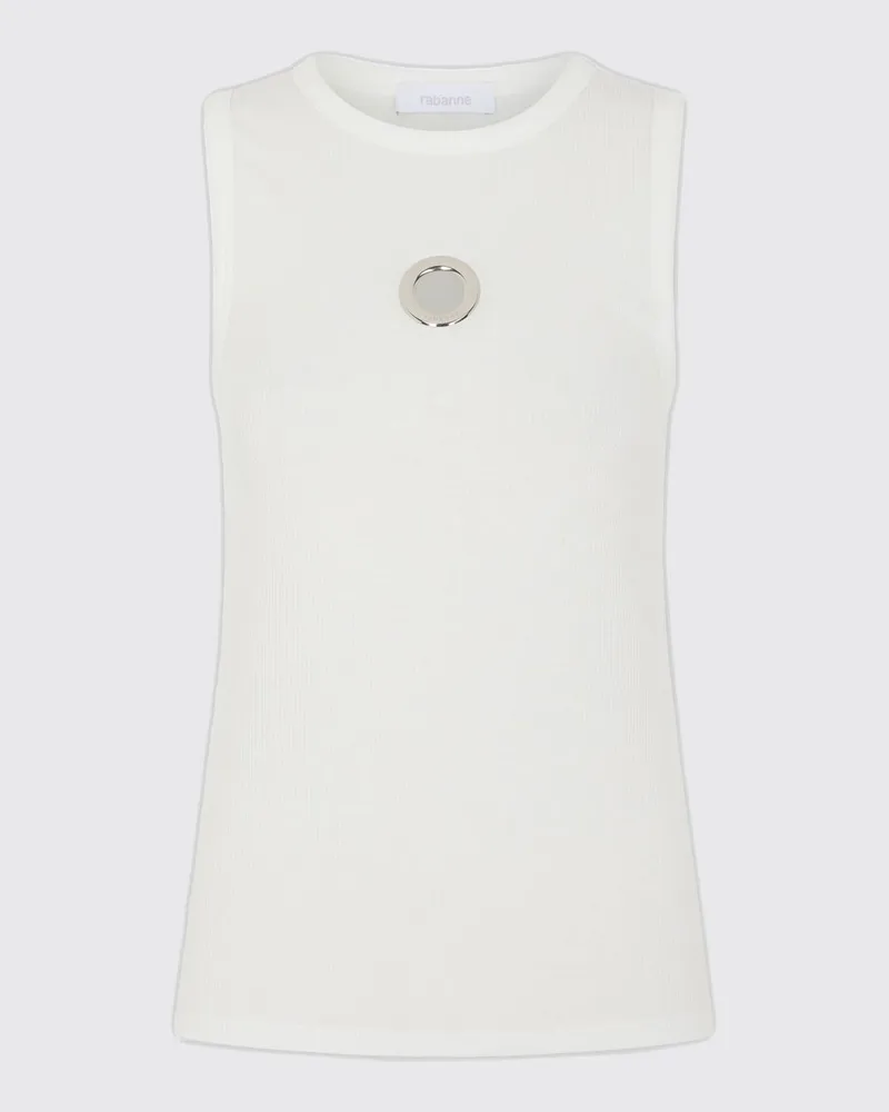 Paco Rabanne Top damen Weiß