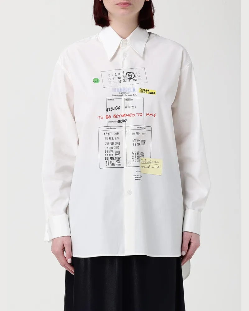 Maison Margiela Hemdbluse damen Weiß