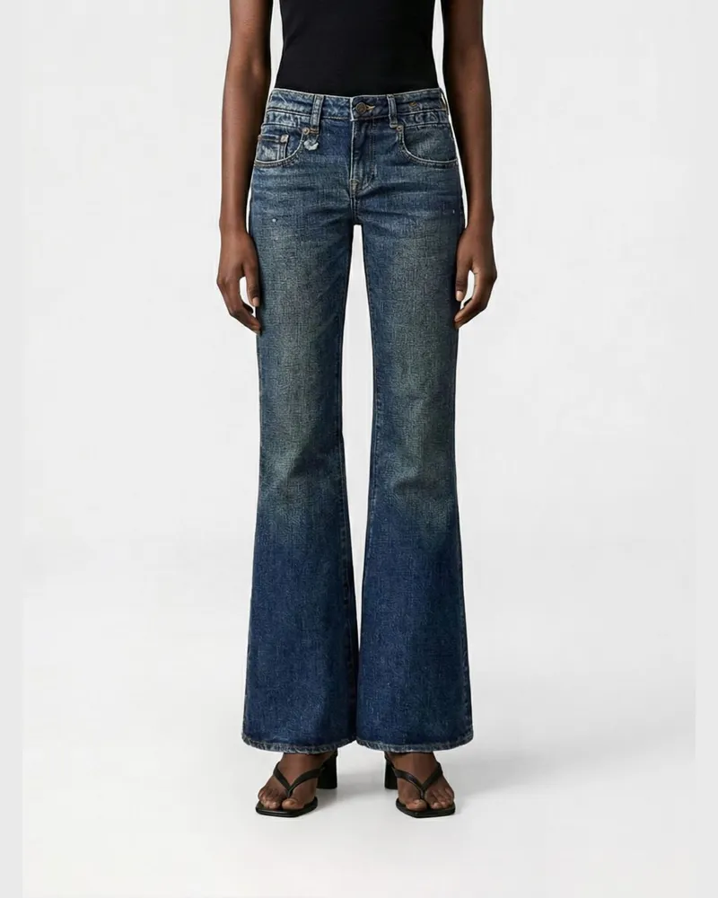 R13 Jeans damen Blau