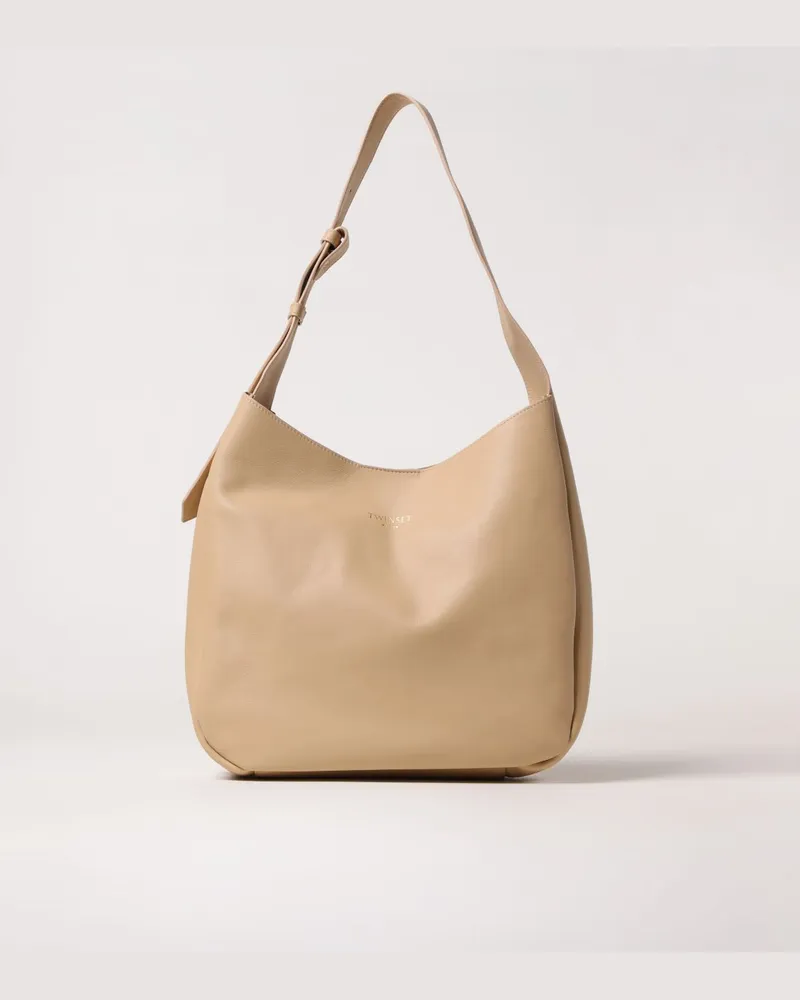 Twin-Set Schultertasche damen Beige