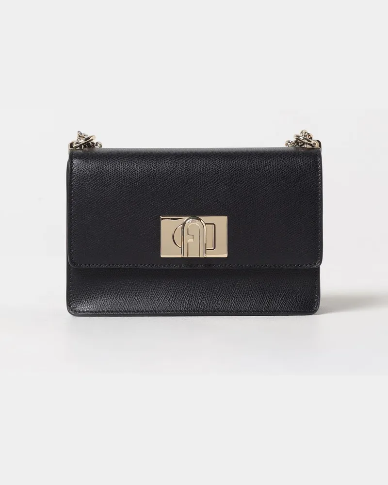 Furla Schultertasche damen Schwarz