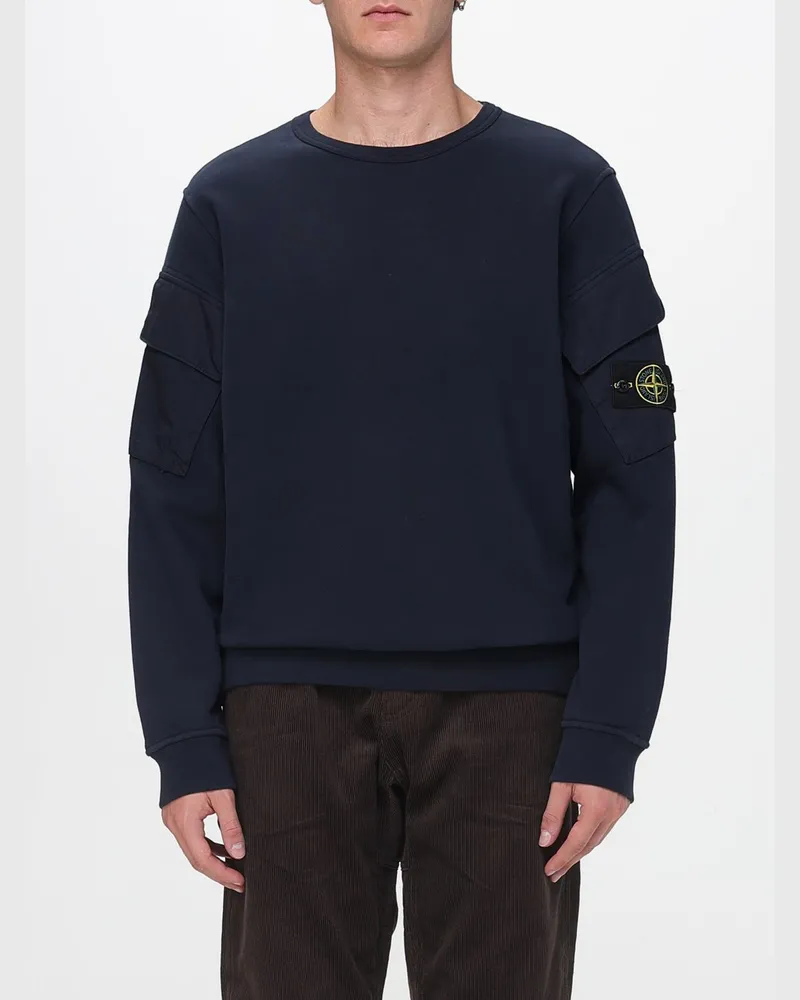 Stone Island Sweatshirt herren Blau