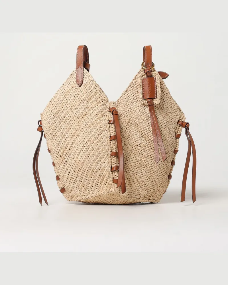 Isabel Marant Schultertasche damen Beige