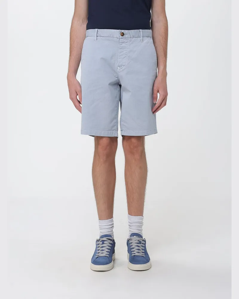 Blauer Chino-Shorts aus Stretch-Baumwolle Avion