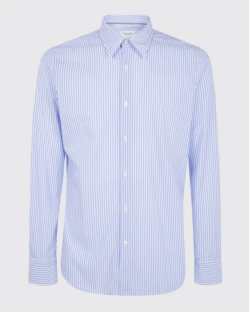 Tintoria Mattei Hemd herren Hellblau