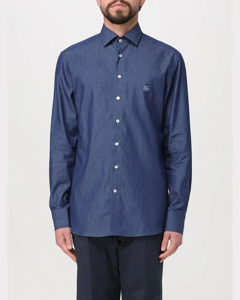 Etro Hemd herren Blau