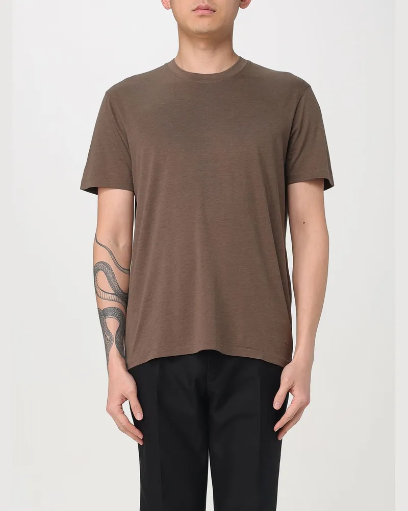 Tom Ford T-shirt herren Braun