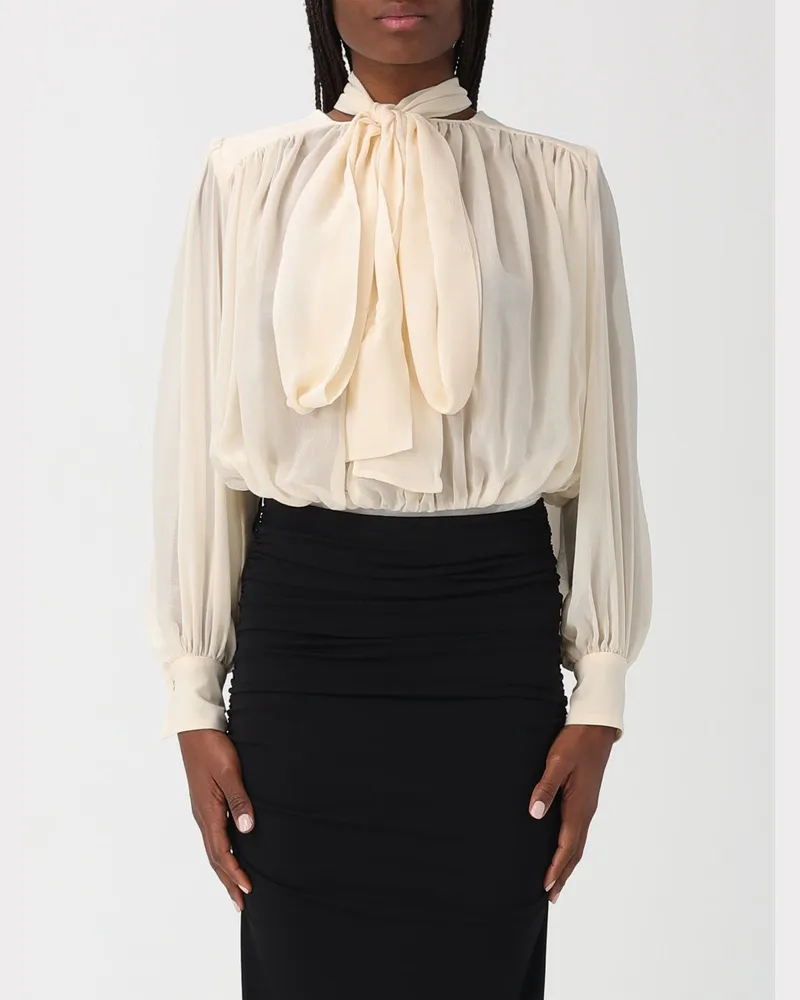 Elisabetta Franchi Hemdbluse damen Weiß