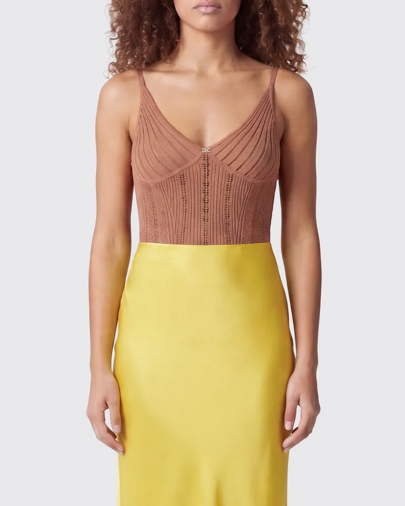 Elisabetta Franchi Body damen Braun