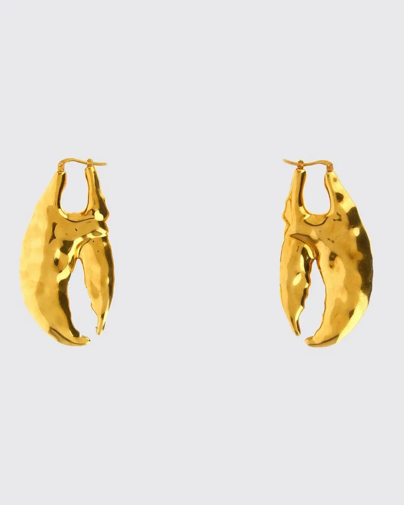 Jacquemus vergoldete Ohrringe aus Kupfer und Messing Gold
