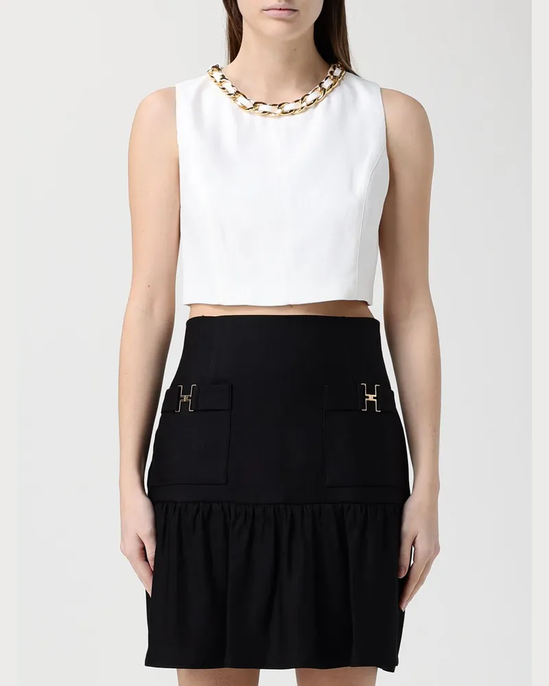 Elisabetta Franchi Top damen Ivory