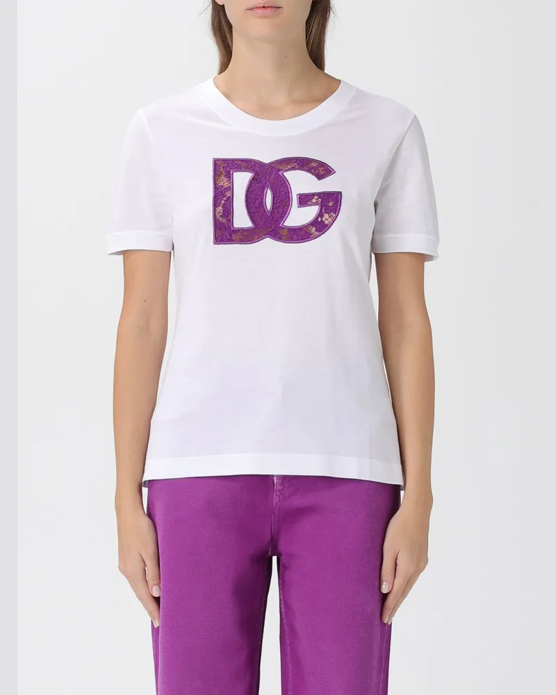 Dolce & Gabbana T-shirt damen Dolce & Gabbana Weiß