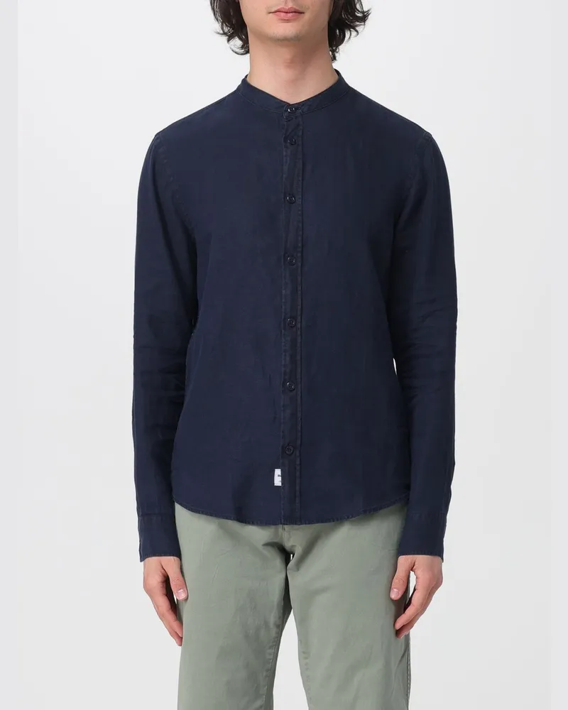 Blauer Hemd herren Navy