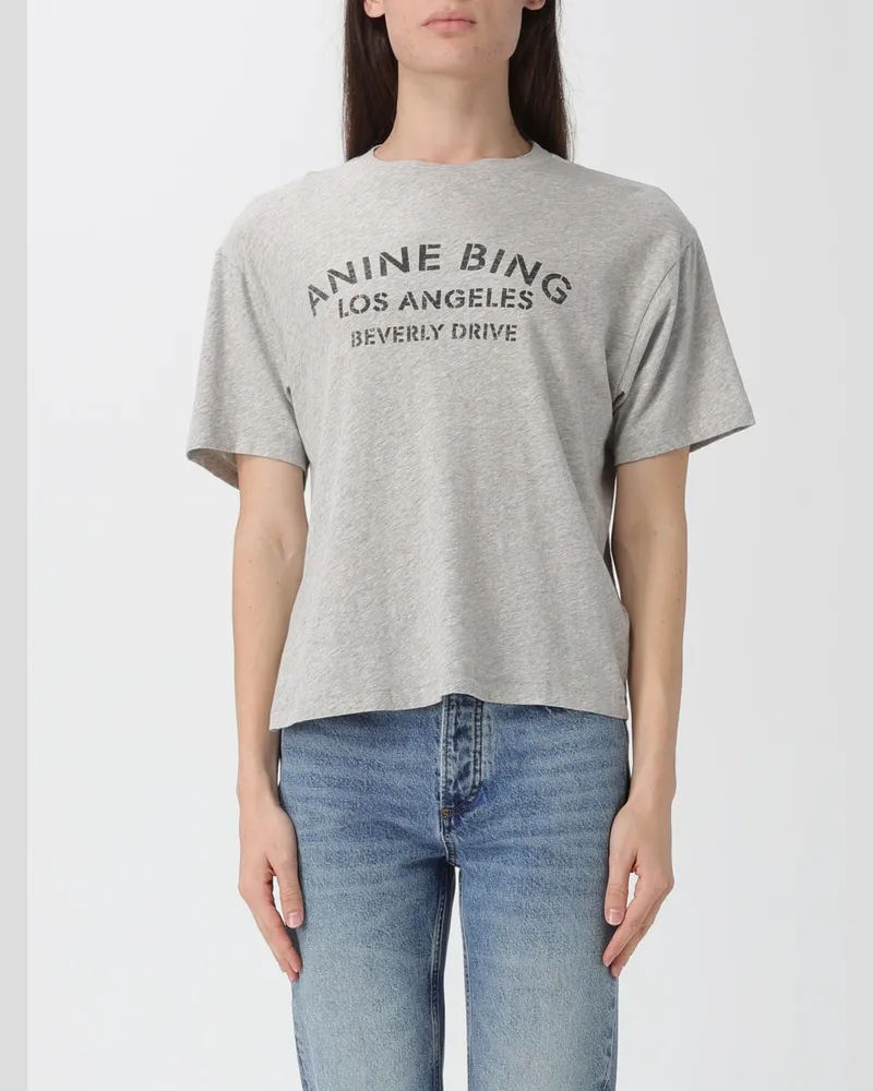 Anine Bing T-shirt damen Grau