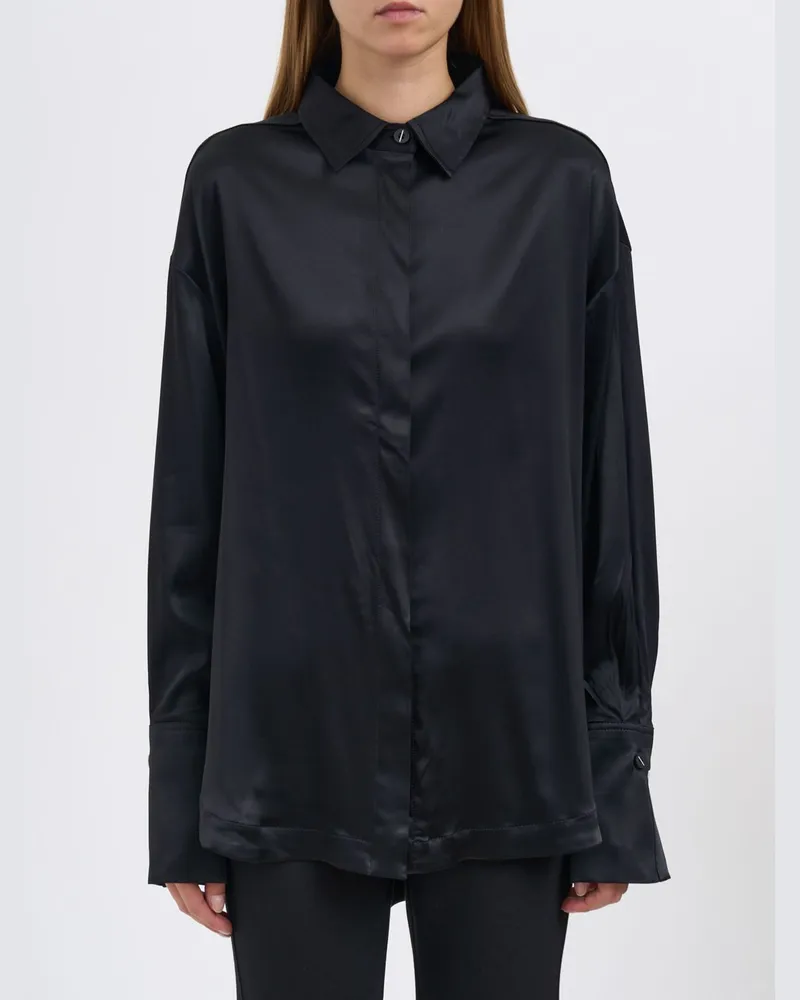 THOM KROM Hemdbluse damen Schwarz