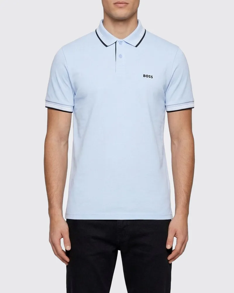 HUGO BOSS Polo herren Blau