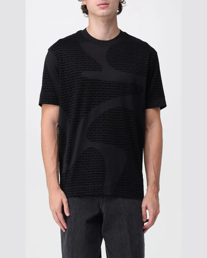 Emporio Armani T-shirt herren Schwarz