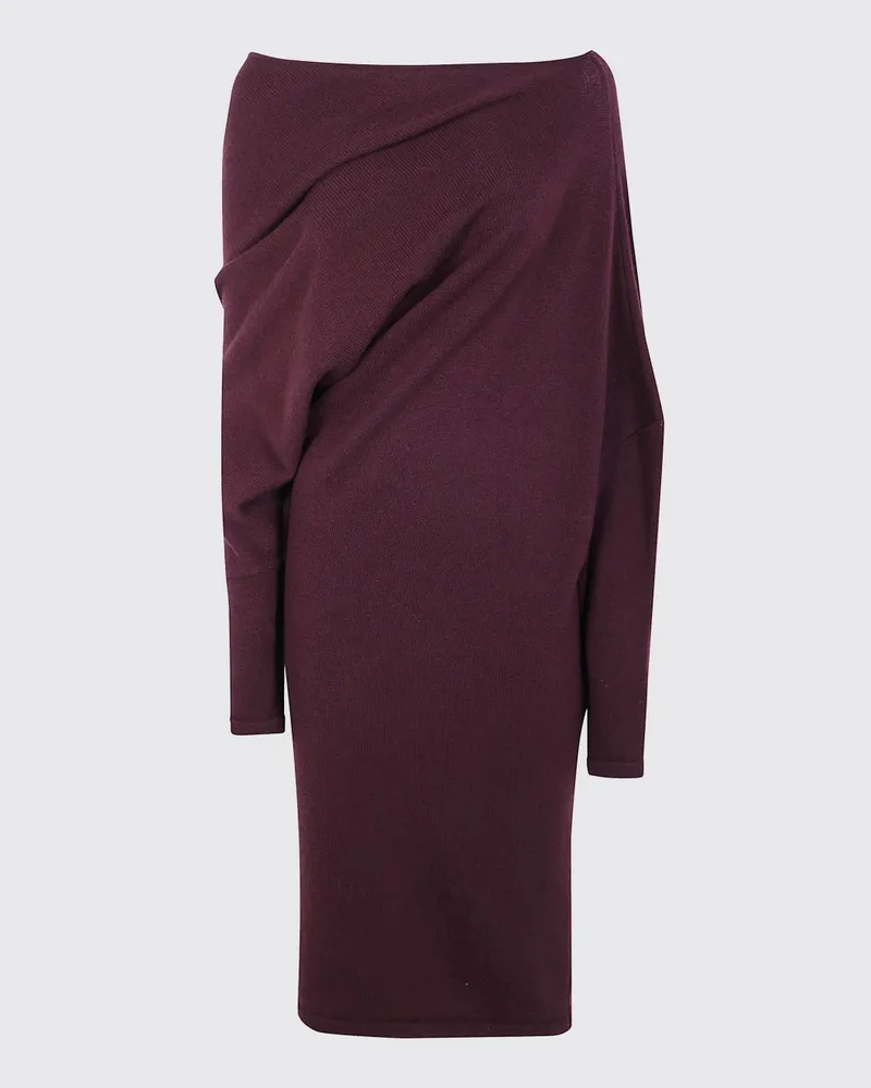 Gianluca Capannolo Kleid damen Burgunderrot