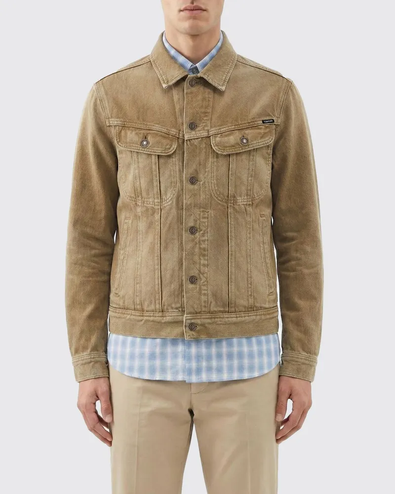 Tom Ford Baumwolljacke Beige