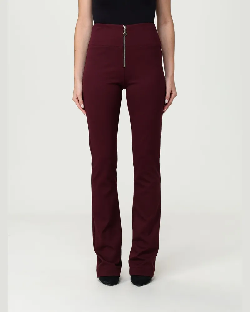 Patrizia Pepe Hose damen Burgunderrot