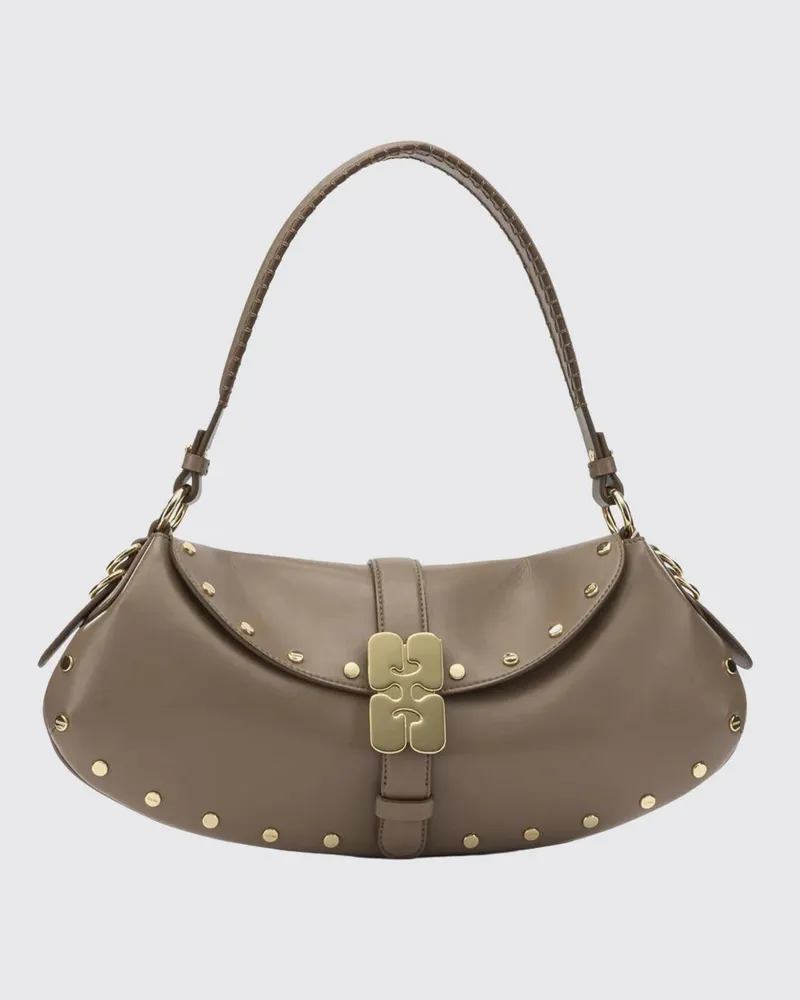 Ganni Tragetasche damen Kaffee