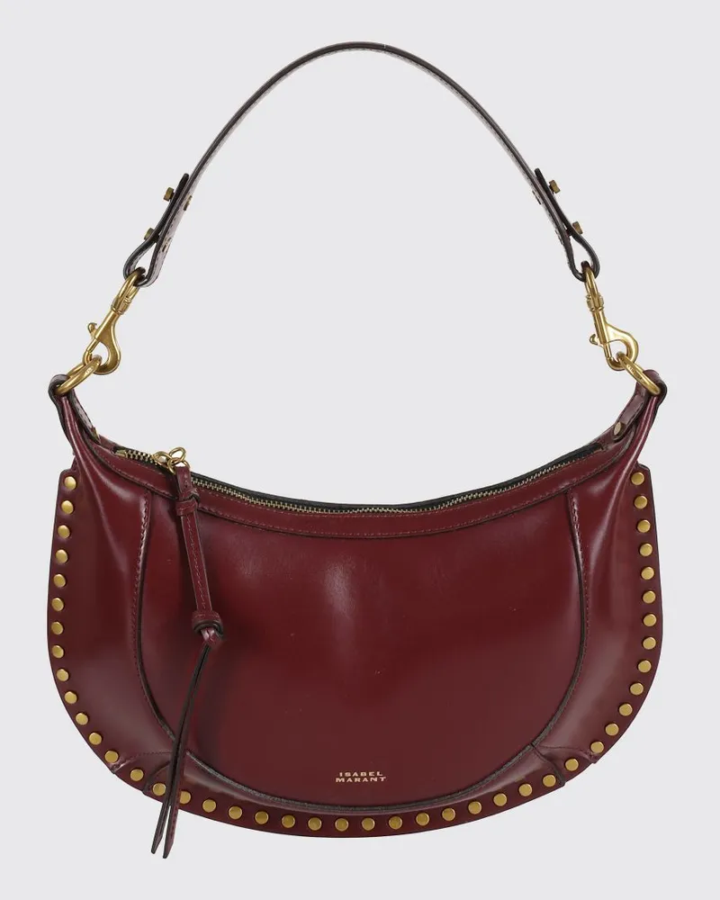 Isabel Marant Schultertasche damen Burgunderrot