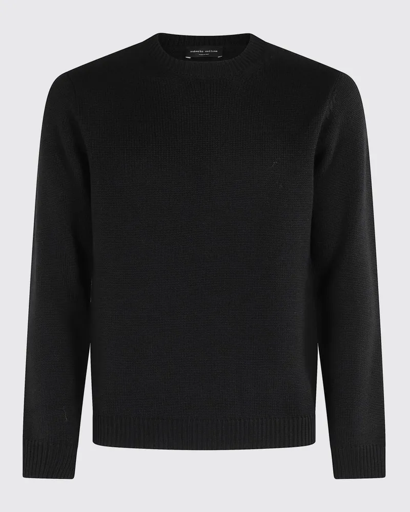 Roberto Collina Pullover herren Schwarz
