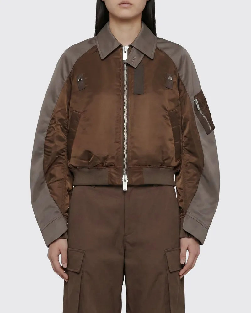 Sacai Jacke damen Braun
