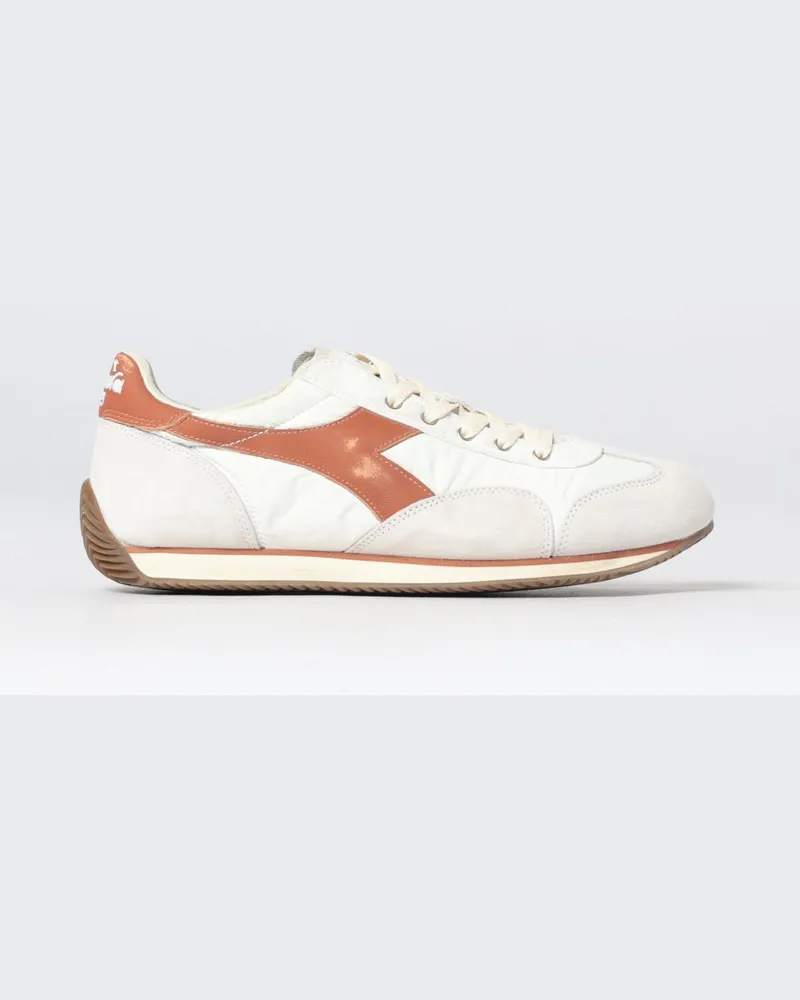 Diadora Equipe Sneakers aus Wildleder und Nylon Weiß