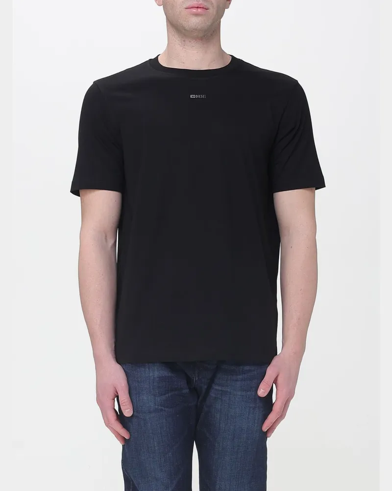 Diesel T-shirt herren Schwarz