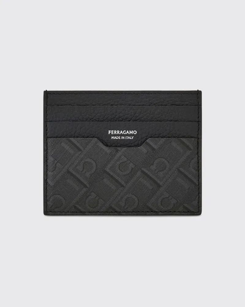 Ferragamo Portemonnaie herren Grau