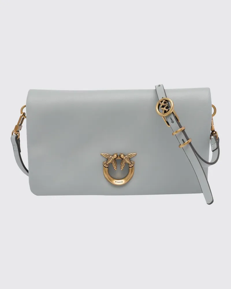 Pinko Love Bag Click Horizzontal Classic Ledertasche Gold