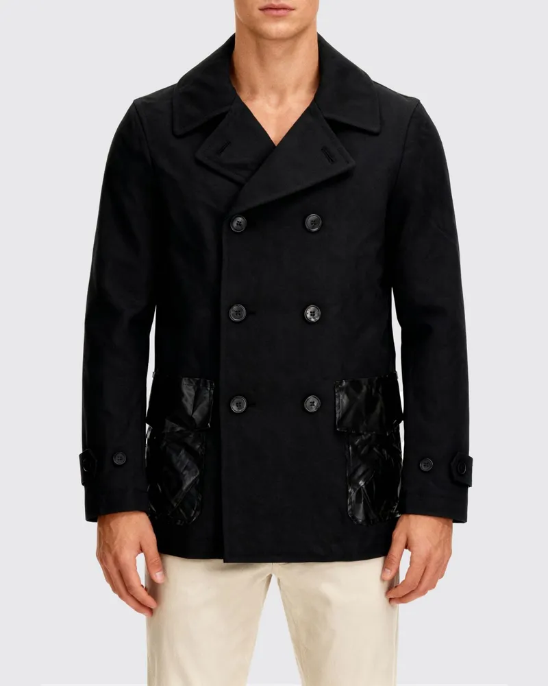 Comme des Garçons Trenchcoat herren Schwarz