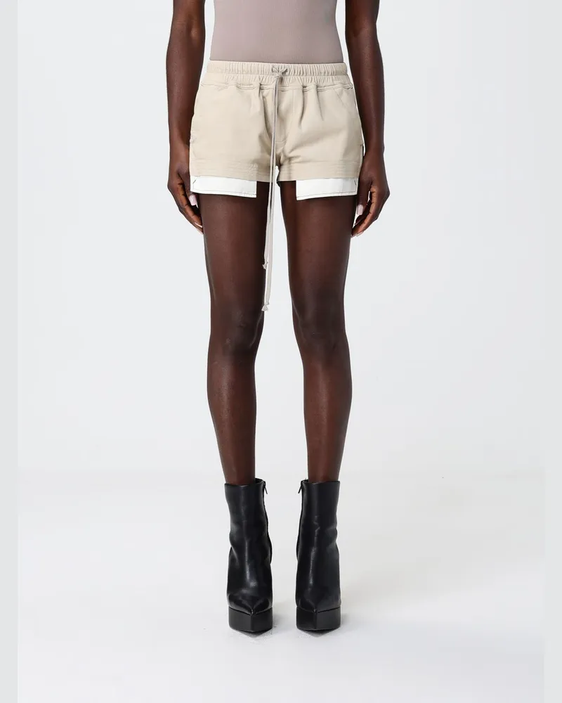 Rick Owens Shorts damen Beige