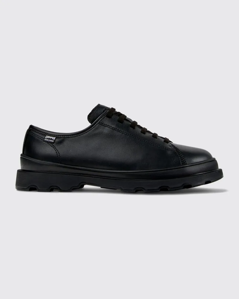 Camper Brutus+ Derby-Schuhe aus Glattleder mit leichter EVA-Sohle Schwarz