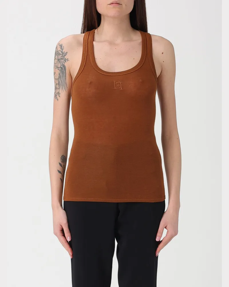 Elisabetta Franchi Top damen Braun
