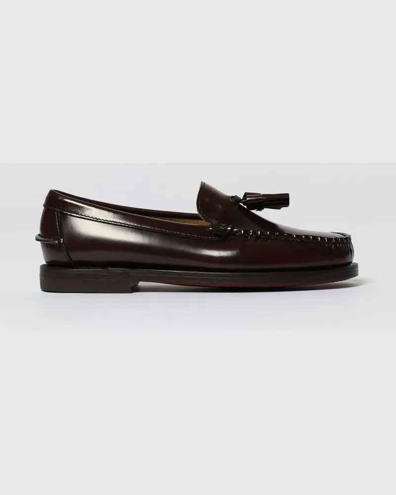 Sebago Mokassins damen Burgunderrot