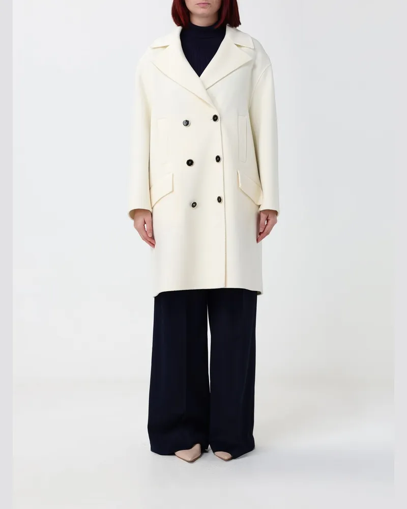 Simona Corsellini Mantel damen Ivory