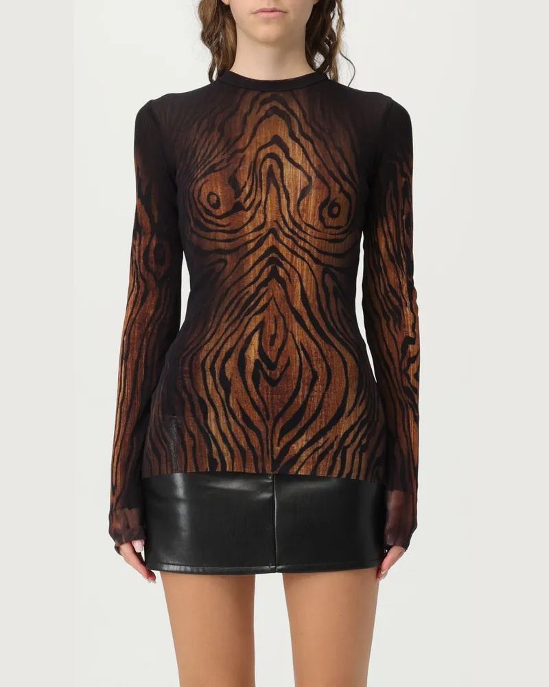Jean Paul Gaultier T-shirt damen Braun